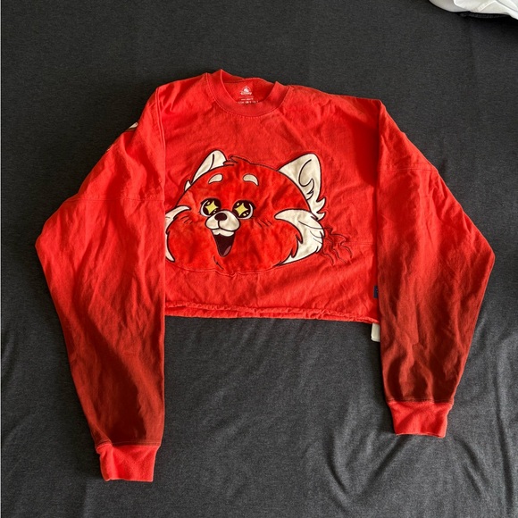 Disney Pixar Turning Red Panda Mei Cropped Spirit Jersey Freakin Adorable Ombre - Picture 5 of 7